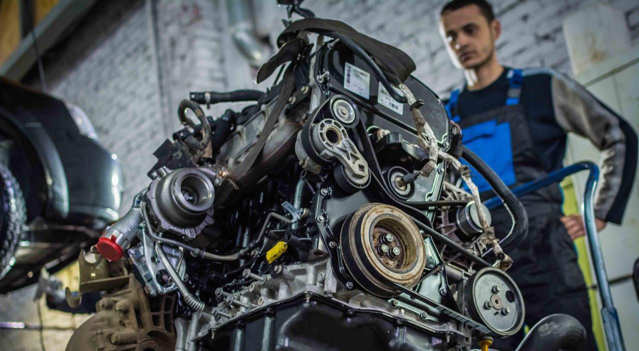 Замена двигателя Toyota Highlander 4 (U70) рестайлинг в Уфе